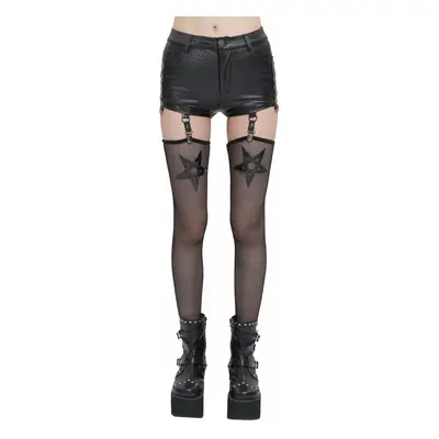 kraťasy dámské DEVIL FASHION - STARLET SHORTS WITH FISHNET LEGWARMERS