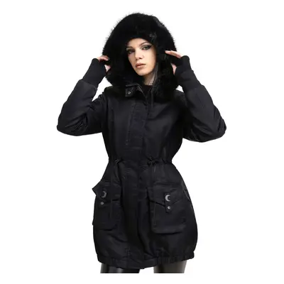 bunda dámská KILLSTAR - Lunar Eclipse Parka - Black