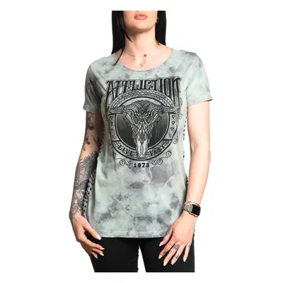 tričko hardcore dámské - ROAM UNKNOWN - AFFLICTION - AW26157-CGCS