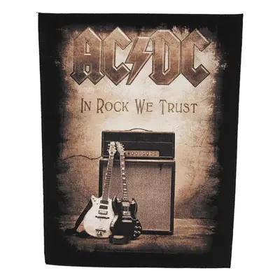 nášivka velká AC/DC - In Rock We Trust - RAZAMATAZ - BP1015