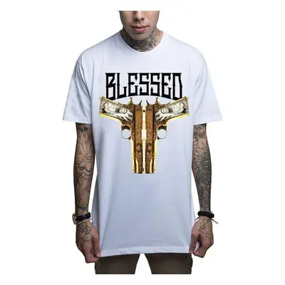 tričko hardcore pánské - BLESSED - MAFIOSO - MAF077