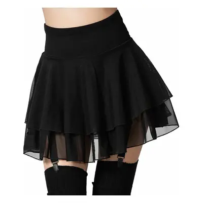 sukně dámská KILLSTAR - Yasumi Mesh - Black