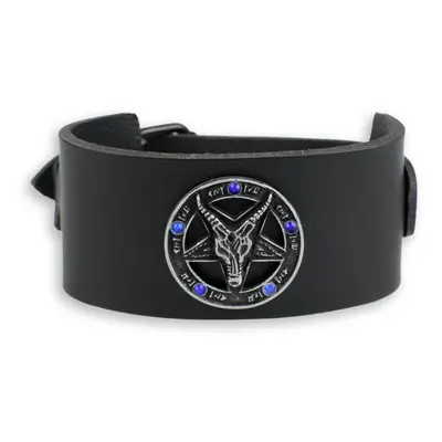 náramek Baphomet - black - krystal blue