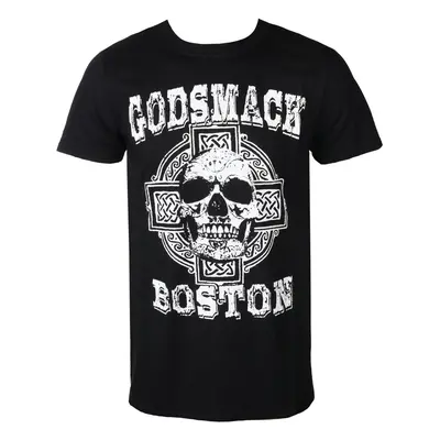 Tričko metal pánské Godsmack - Boston Skull - ROCK OFF - GODTS01MB