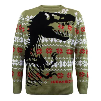 svetr unisex Jurassic Park - Christmas Jumper Dino Skeleton - NNM - LBE-JRPK-002