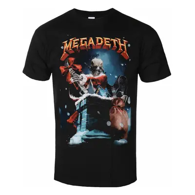 Tričko metal pánské Megadeth - Santa Vic Chimney - ROCK OFF - MEGATS17MB