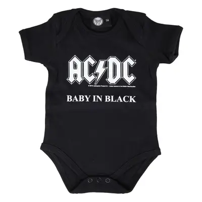 Dětské body dětské AC-DC - Baby in Black - METAL-KIDS - 504.30.8.7