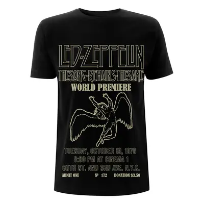 Tričko metal pánské Led Zeppelin - TSRTS World Premiere - NNM - RTLZETSBWORLD LZTS09MB