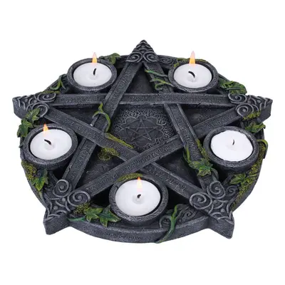 svícen (dekorace) Wiccan Pentagram Tea