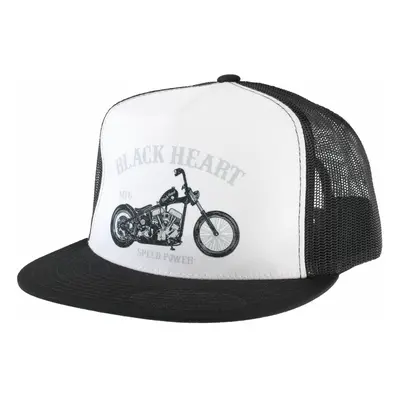 kšiltovka BLACK HEART - BOBBER - WHT