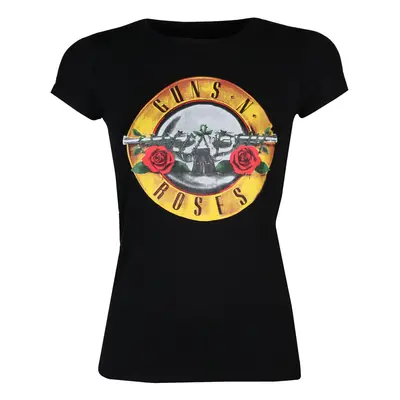 Tričko metal dámské Guns N' Roses - Logo Skinny - ROCK OFF - GNRTS03LB