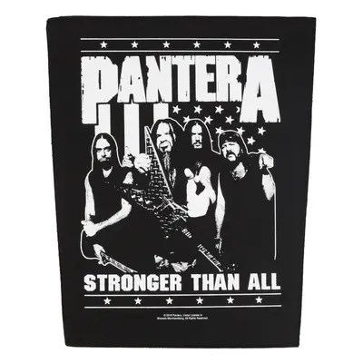 nášivka velká Pantera - Stronger Than All - RAZAMATAZ