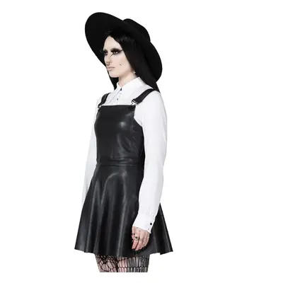 šaty dámské KILLSTAR - Neve Pinafore - Black