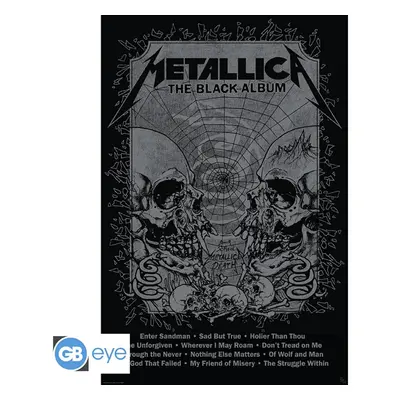 plakát METALLICA - Poster Maxi - Black Album