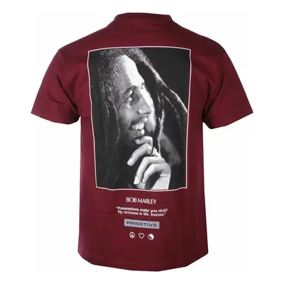 Tričko metal pánské Bob Marley - Life Forever - PRIMITIVE - papfa2278-bur