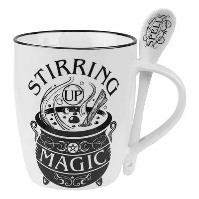 hrnek se lžičkou ALCHEMY GOTHIC - Stirring Up Magic