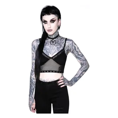 tílko dámské - Terrorizer Fishnet Top - KILLSTAR - KSRA002150