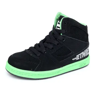 tenisky vysoké dětské - Kids Ollie King - ETNIES - BLACK-GREEN