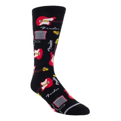 ponožky PERRI´S SOCKS - FENDER HOLIDAY - BLACK