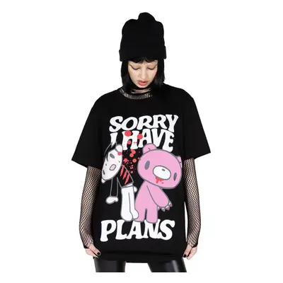 tričko unisex Gloomy the Naughty Grizzly - I Have Plans - KILLSTAR - KSRA010690