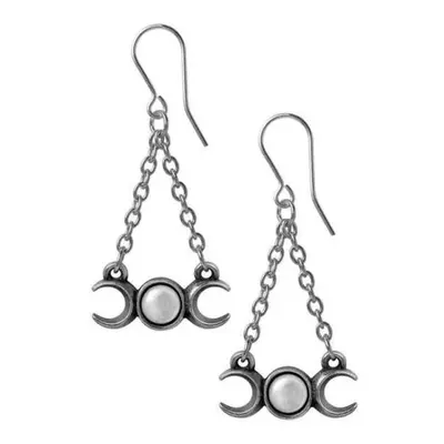 náušnice ALCHEMY GOTHIC - Triple Moon Droppers