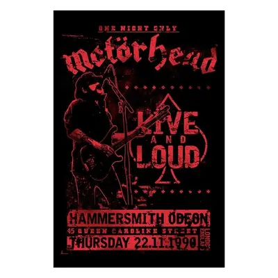 plakát Motörhead - Live and loud