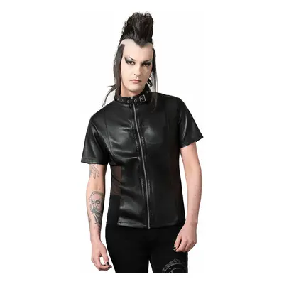 košile unisex KILLSTAR - Oberon Zip - Black