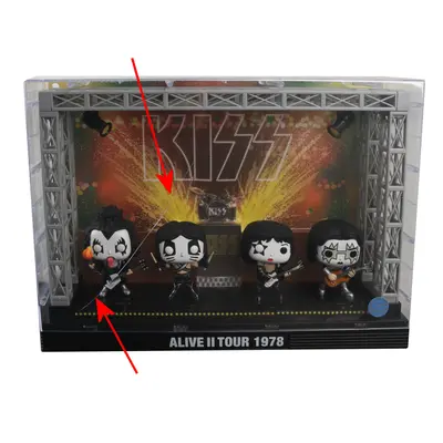 figurky (set) Kiss - POP! - Moments DLX - Alive II Tour - POŠKOZENÉ