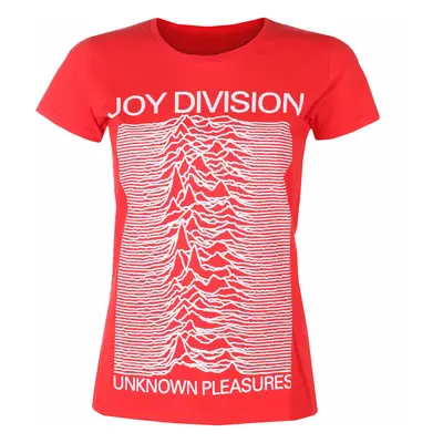 Tričko metal dámské Joy Division - Unknown Pleasures FP RED - ROCK OFF - JDTS04LR