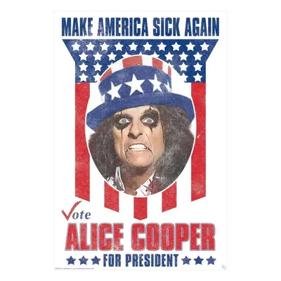 plakát ALICE COOPER - Cooper for President