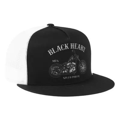 kšiltovka BLACK HEART - CHOPPER - WHT