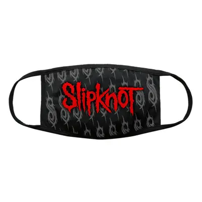 rouška Slipknot - Red Logo & Sigils - BL - ROCK OFF