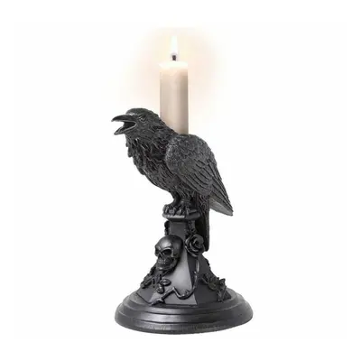 svícen (dekorace) ALCHEMY GOTHIC - Poes Raven