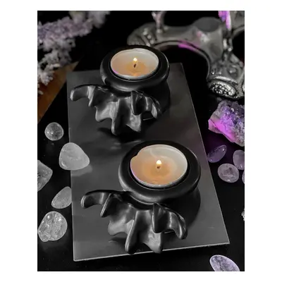 svícen (sada 2ks) KILLSTAR - Ossuary Tealight - Black