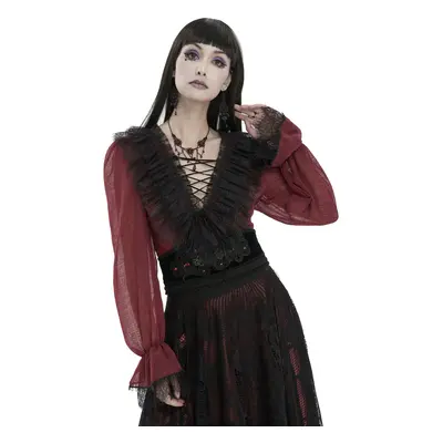 tričko gothic and punk dámské - Red Gothic Daily Life - DEVIL FASHION - SHT09602