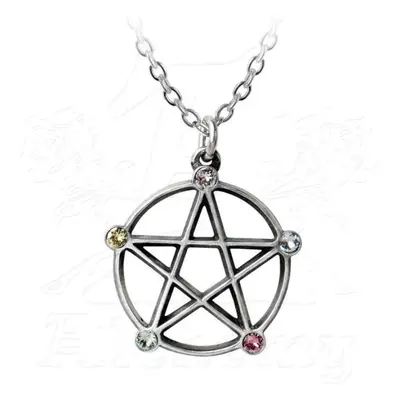 obojek ALCHEMY GOTHIC - Wiccan Elemental Pentacle