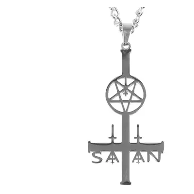 obojek Satan Cross Stal