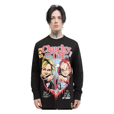 mikina bez kapuce unisex Chucky - Chucky & Tiff Forever - KILLSTAR - KSRA010949