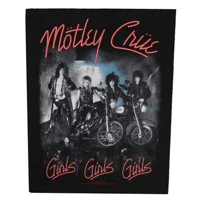 nášivka velká Mötley Crüe - GIRLS, GIRLS, GIRLS - RAZAMATAZ