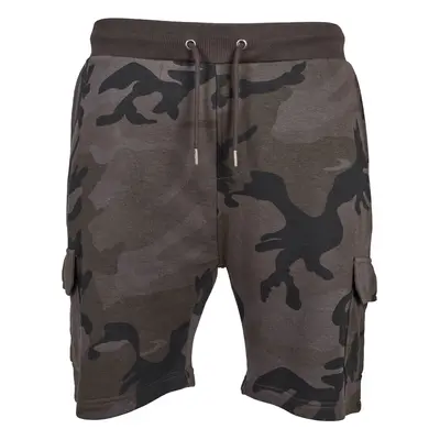 kraťasy pánské URBAN CLASSICS - Camo Cargo Terry