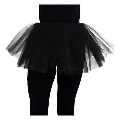 sukně dámská POIZEN INDUSTRIES - Cor Midi Tutu- Black - POI023