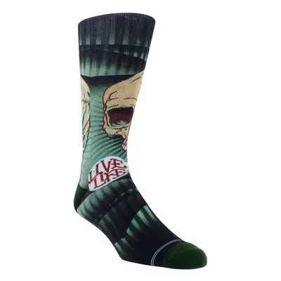 ponožky PERRI´S SOCKS - ALCHEMY - DYE SUBLIMATION CREW - BLACK