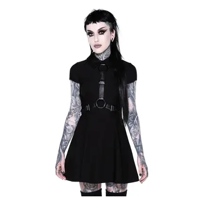 šaty dámské KILLSTAR - Disgrace Skater Dress - BLACK