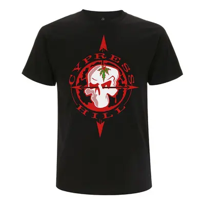 Tričko metal pánské Cypress Hill - Skull Compass- Black - NNM - RTCPHTSBCOM