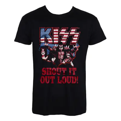 Tričko metal pánské Kiss - Shout It Out Loud - HYBRIS - ER-1-KISS002-H68-4-BK