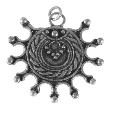 přívěšek (sluneční amulet) DEVANA - zinek/starostříbro