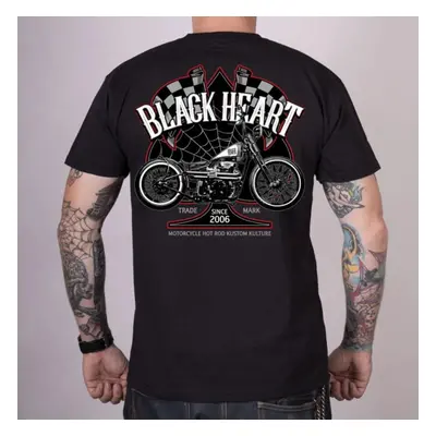 tričko street pánské - CHOPPER RACE - BLACK HEART