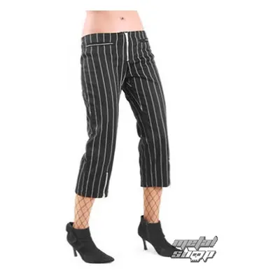 kalhoty dámské 3/4 Mode Wichtig - Zip Slacks Pin Stripe - M-1-70-050-01