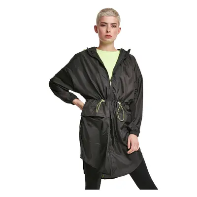 bunda dámská URBAN CLASSICS - Transparent Light Parka - black/electriclime