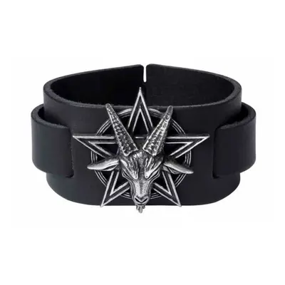 náramek ALCHEMY GOTHIC - Baphomet - Pewter